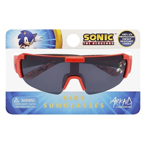 Sun-Staches Other - Sonic The Hedgehog Shadow Kids Sunglasses Red Black Sun-Staches Arkaid UV400